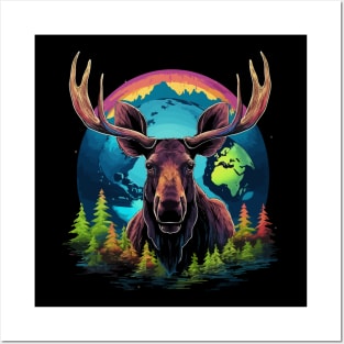 Moose Earth Day Posters and Art